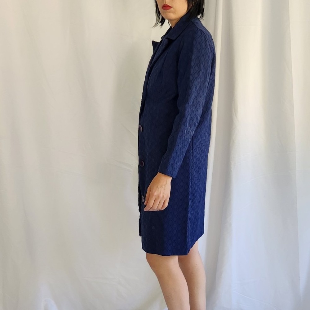 60s Blue Mod Dress and Jacket Set - Picture 2 of 6